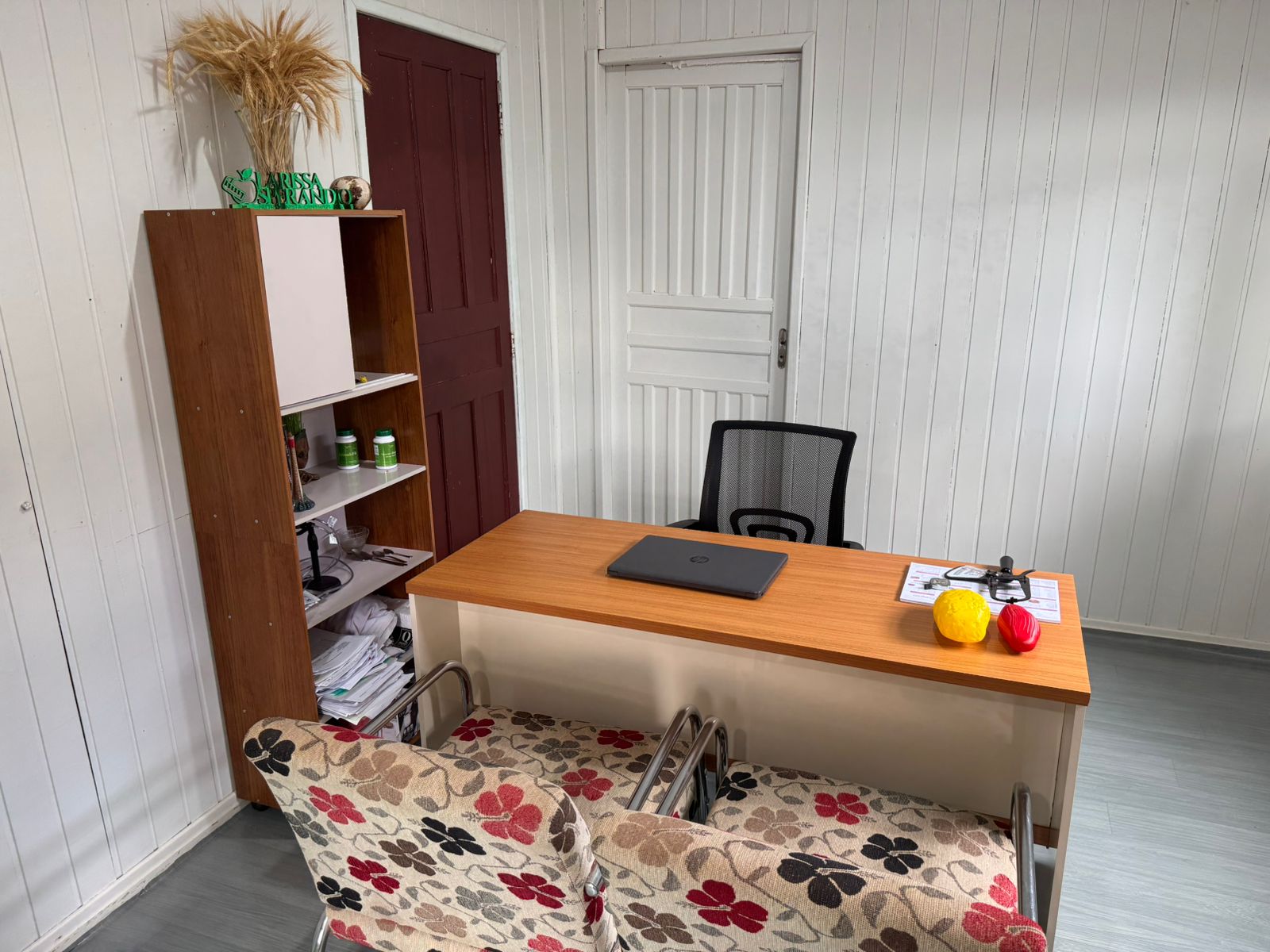 Ambiente do consultório de nutrição
